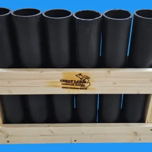 3" 1.3G 6 shot straight rack